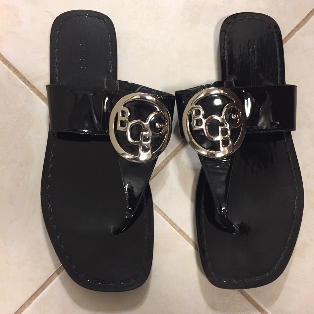 BCBGIRLS Patent Leather Sandal